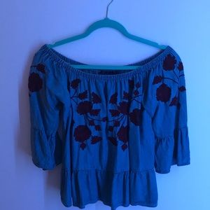 off the shoulder top